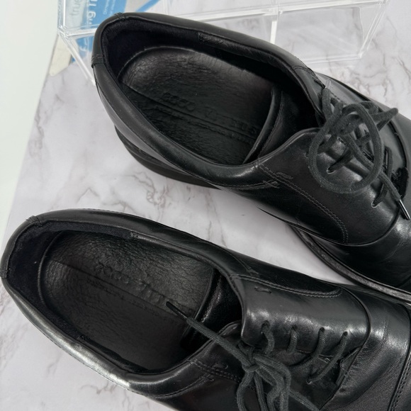 ECCO Black Vitrus Cap Toe Lace Up Comfort Oxford Dress‎ Shoes Sz 11 US Classic main image 5